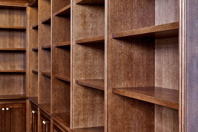 Built In Bookshelves Installation in Durham, NC