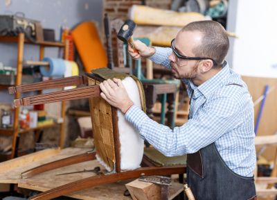 Repair Work on a Wooden Chair